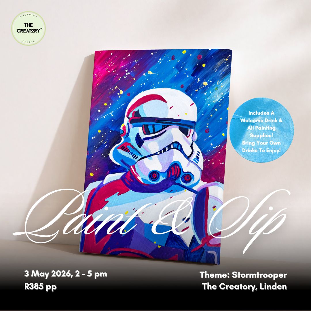 Paint &amp; Sip: Stormtrooper - 3 May 2026