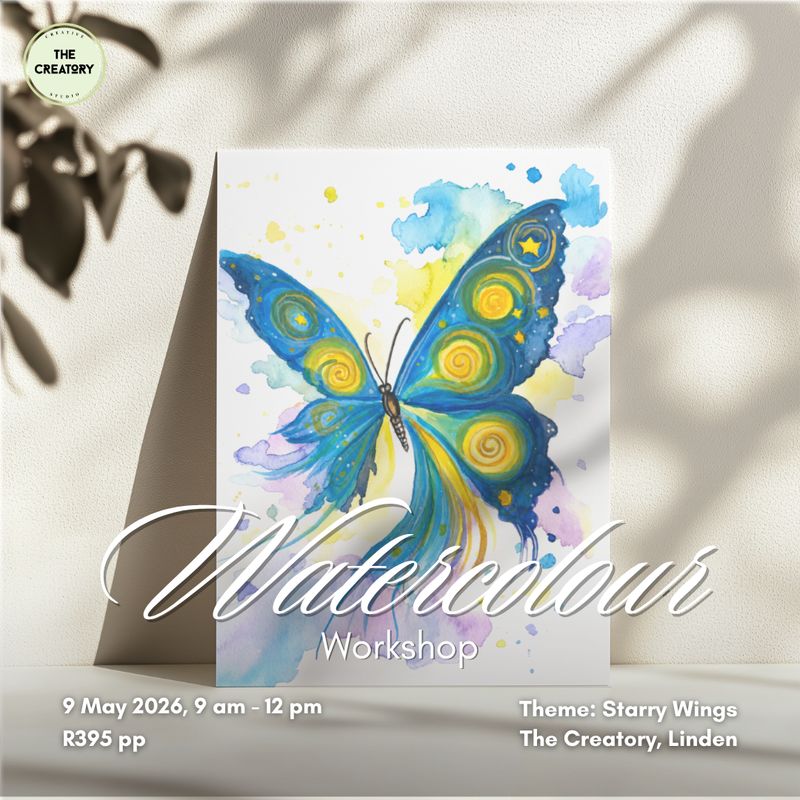 Watercolour Workshop: Starry Wings - 9 May 2026