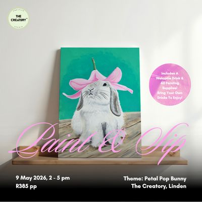 Paint &amp; Sip: Petal Pop Bunny - 9 May 2026