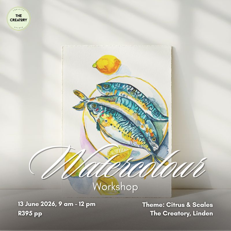 Watercolour Workshop: Citrus &amp; Scales - 13 June 2026