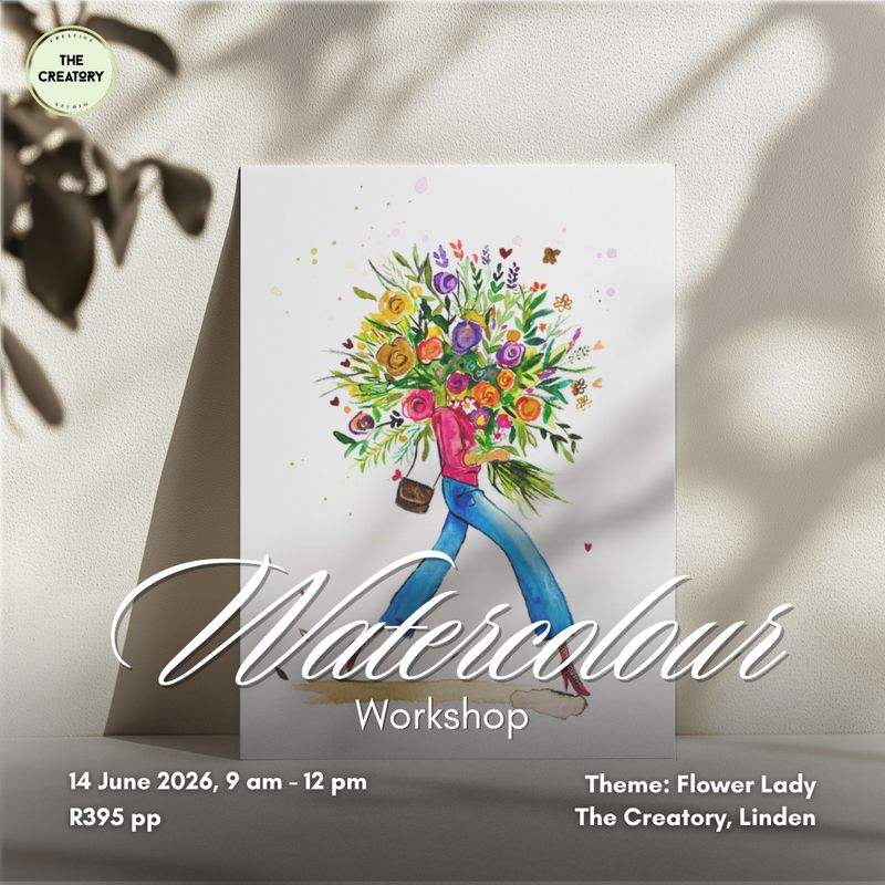 Watercolour Workshop: Flower Lady - 14 June 2026