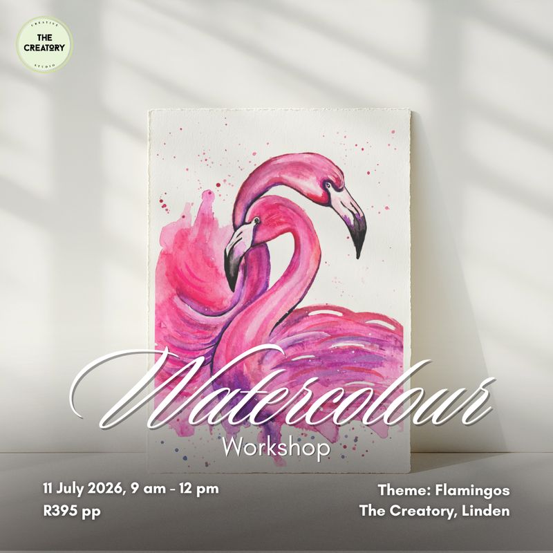 Watercolour Workshop: Flamingos - 11 July 2026
