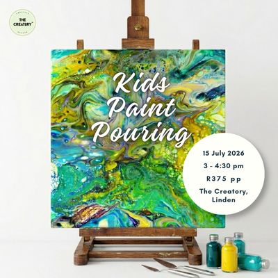 Kids Paint Pouring Workshop - 15 July 2026