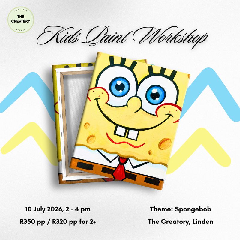 Kids Paint Workshop: Spongebob - 10 July 2026