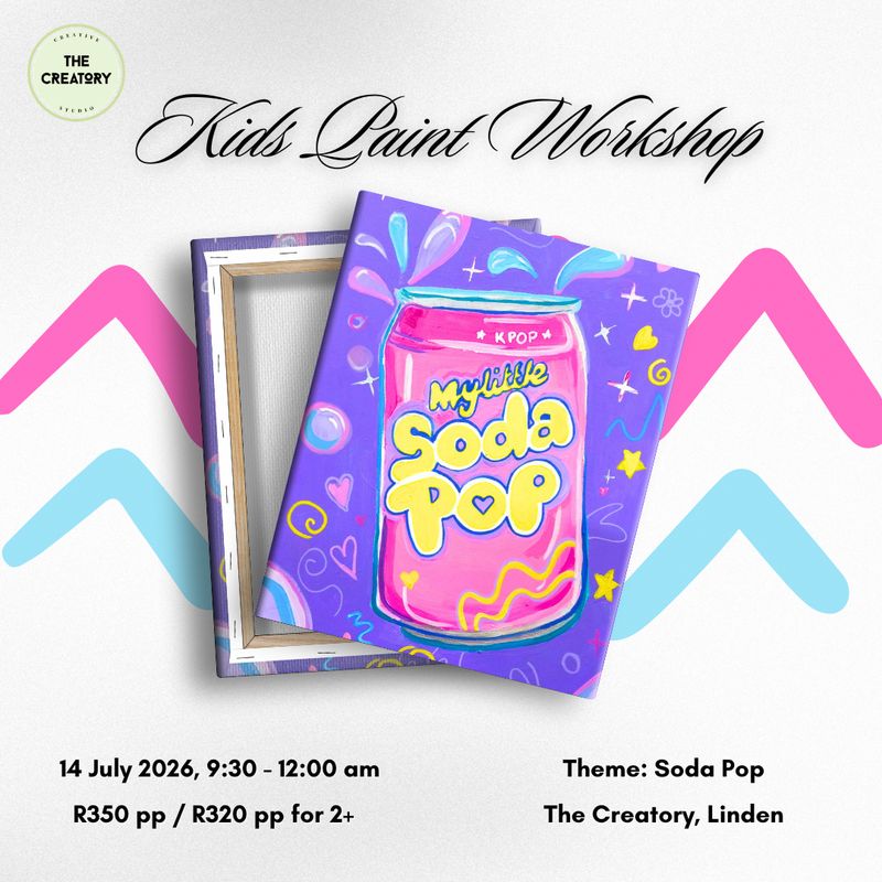 Kids Paint Workshop: Soda Pop - 14 July 2026