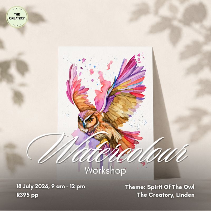 Watercolour Workshop: Spirit Of The Owl - 18 July 2026