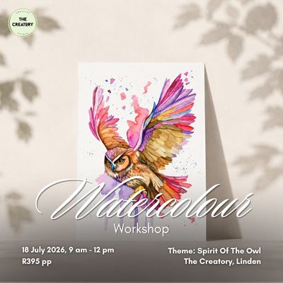 Watercolour Workshop: Spirit Of The Owl - 18 July 2026