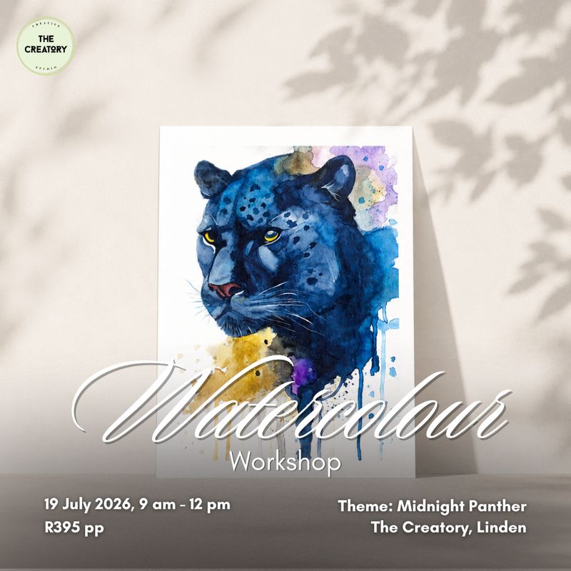 Watercolour Workshop: Midnight Panther - 19 July 2026