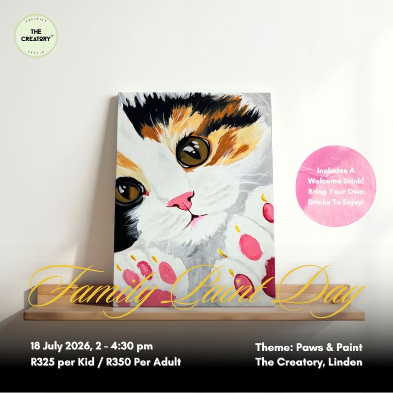 Family Paint Day: Paws &amp; Paint - 18 July 2026