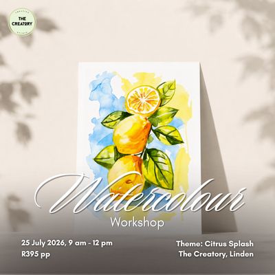 Watercolour Workshop: Citrus Splash - 25 July 2026