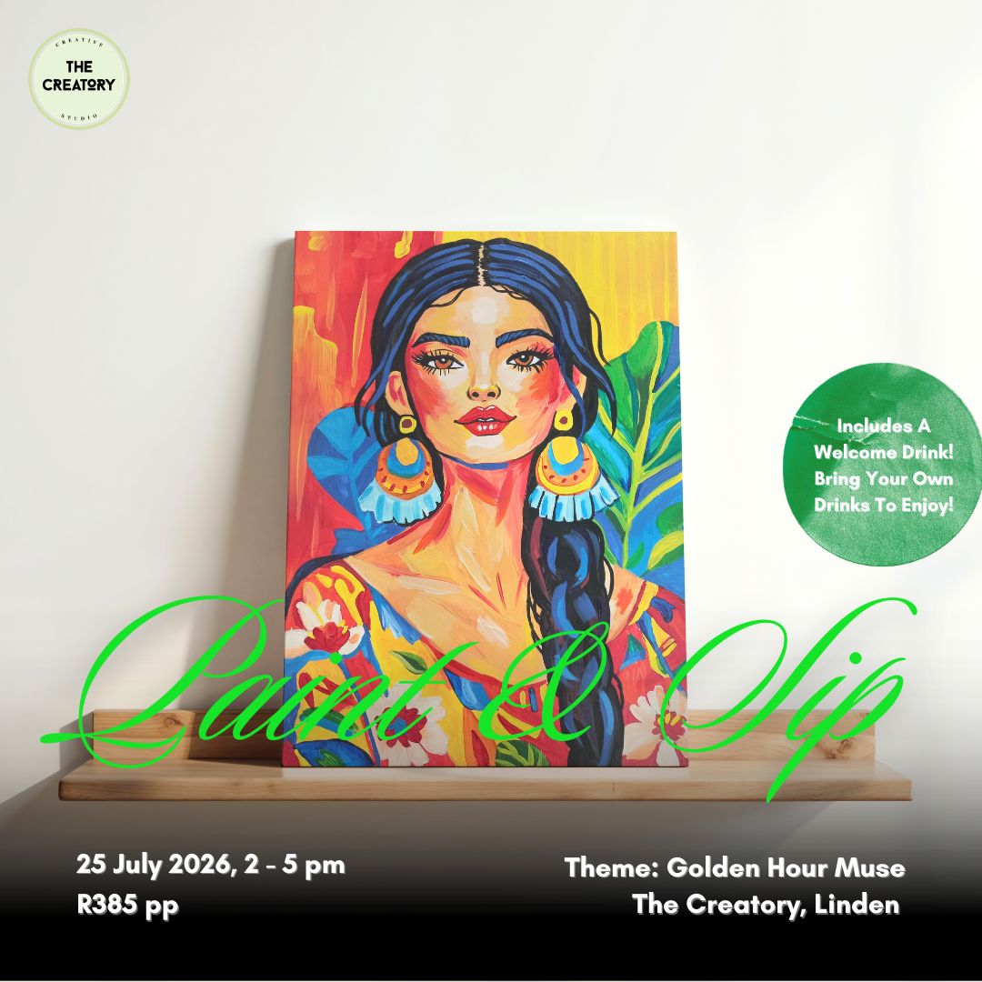 Paint &amp; Sip: Golden Hour Muse - 25 July 2026