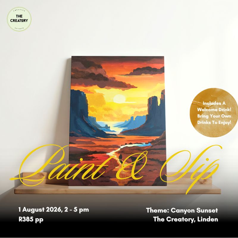 Paint &amp; Sip: Canyon Sunset - 1 August 2026