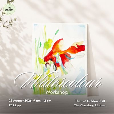 Watercolour Workshop: Golden Drift - 22 August 2026
