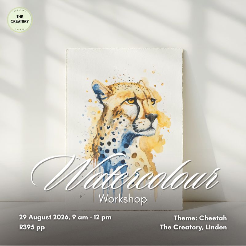 Watercolour Workshop: Cheetah - 29 August 2026