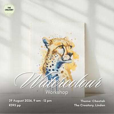 Watercolour Workshop: Cheetah - 29 August 2026