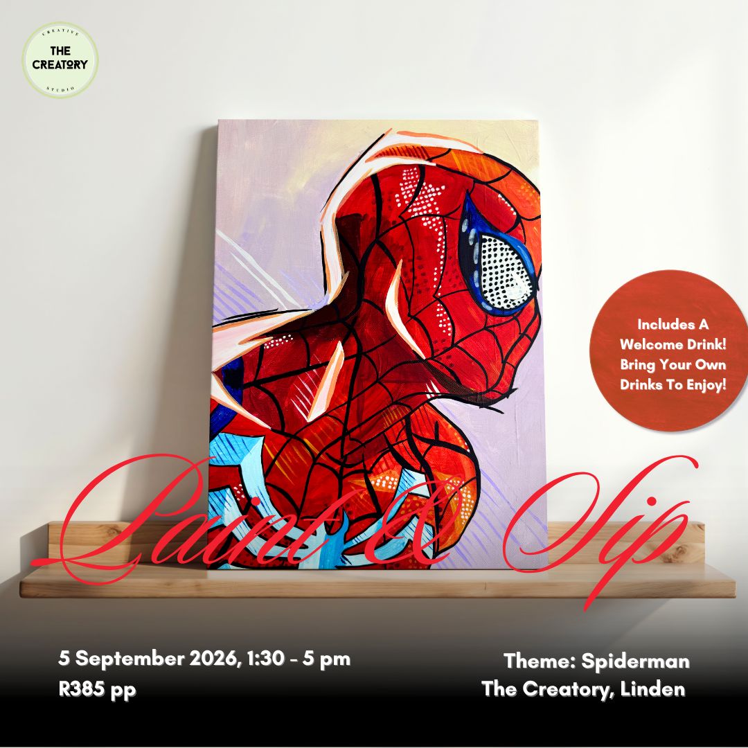 Paint &amp; Sip: Spiderman - 5 September 2026
