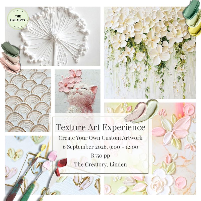 Texture Art Experience: Own Creation - 6 September 2026