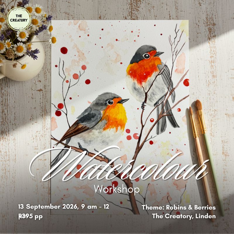 Watercolour Workshop: Robins &amp; Berries - 13 September 2026