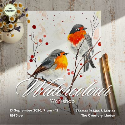 Watercolour Workshop: Robins &amp; Berries - 13 September 2026