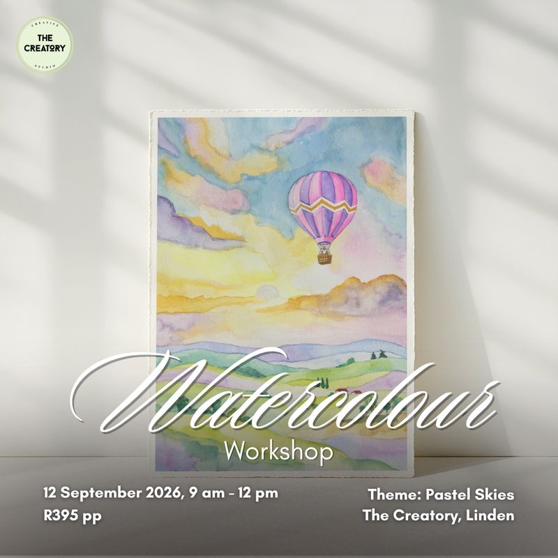 Watercolour Workshop: Pastel Skies - 12 September 2026