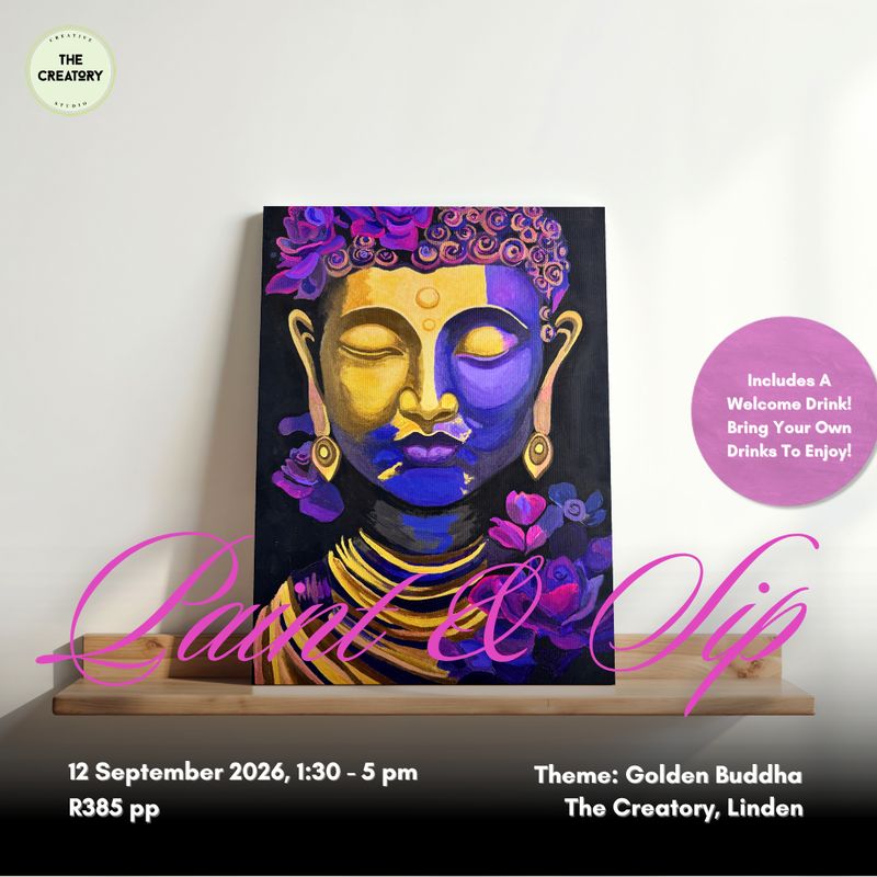 Paint &amp; Sip: Golden Buddha - 12 September 2026