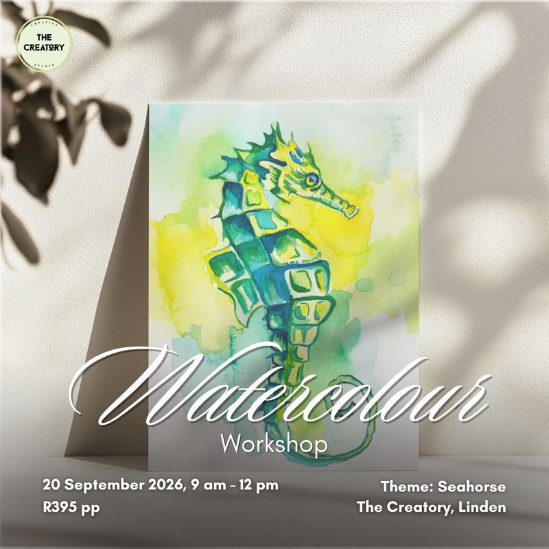 Watercolour Workshop: Seahorse - 20 September 2026