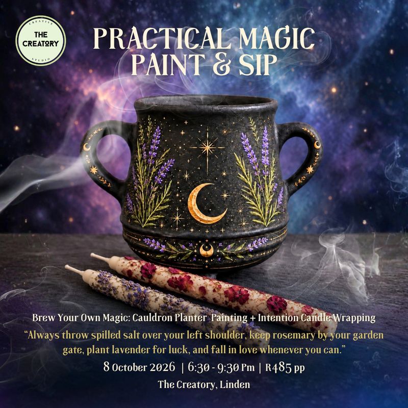 Practical Magic Paint &amp; Sip: 8 October 2026