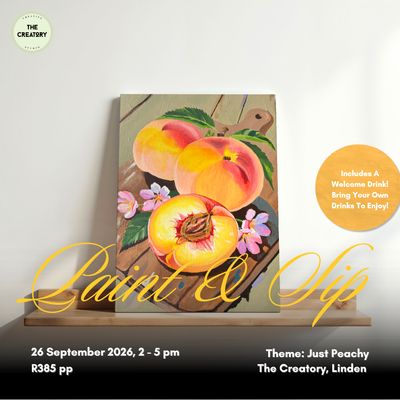 Paint &amp; Sip: Just Peachy - 26 September 2026
