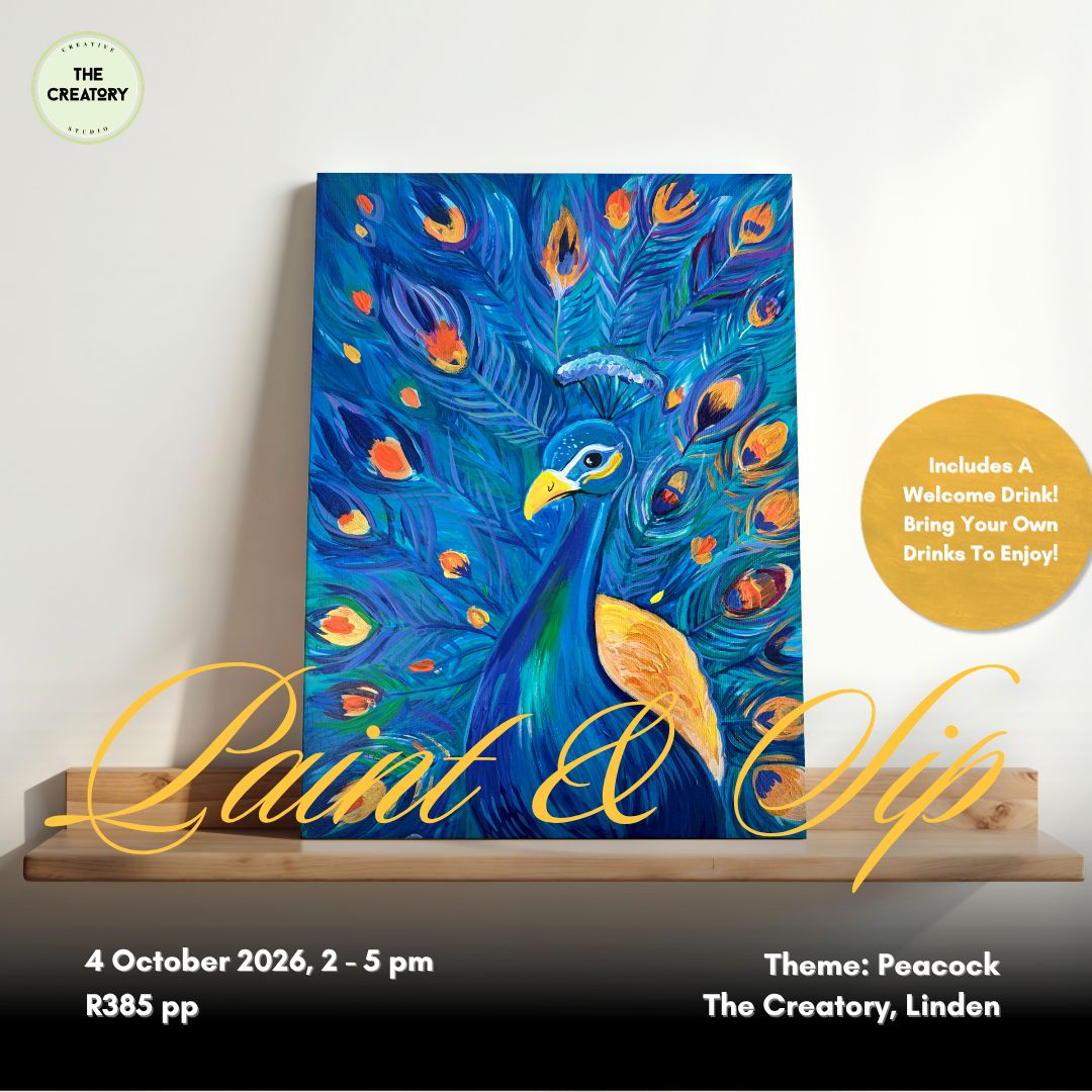 Paint &amp; Sip: Peacock - 4 October 2026