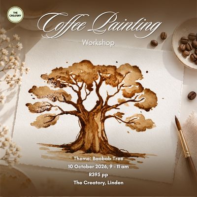 Coffee Painting Workshop: Baobab - 10 October 2026