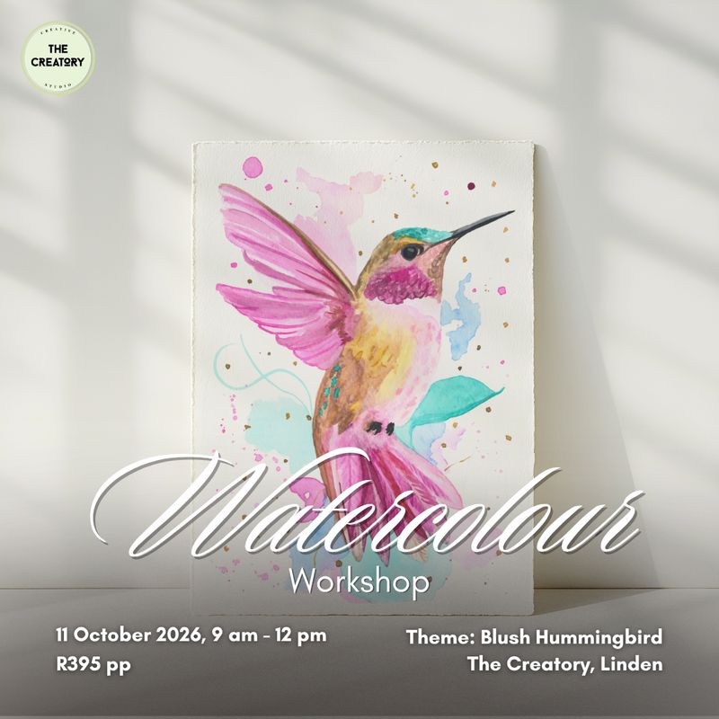 Watercolour Workshop: Blush Hummingbird - 11 October 2026