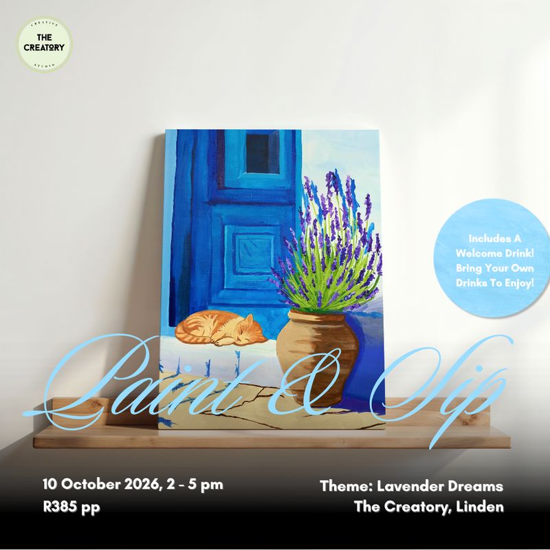 Paint &amp; Sip: Lavender Dreams - 10 October 2026