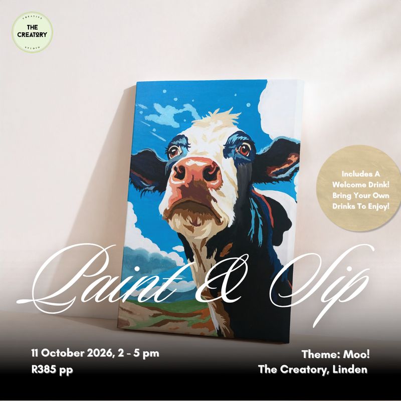 Paint &amp; Sip: Moo! - 11 October 2026