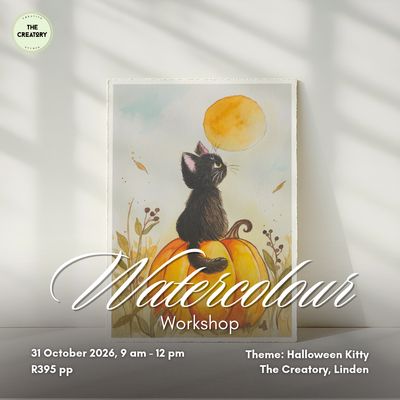Watercolour Workshop: Halloween Kitty - 31 October 2026