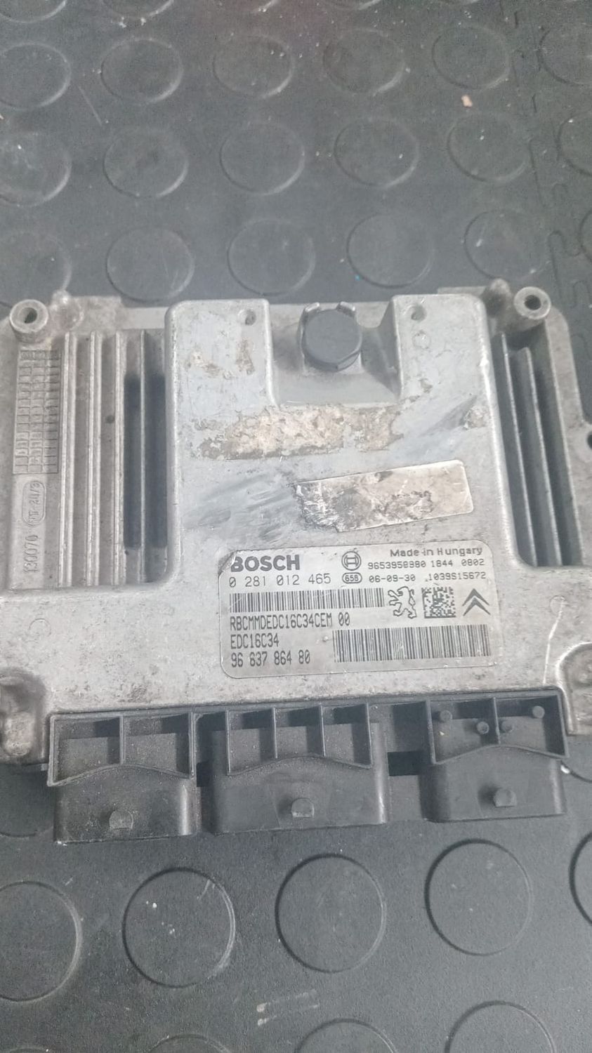 Peugeot 308 1.4, BOSCH 0 261 201 505, 9664738680,  edc16C34, Engine Control Unit, (B7/369)