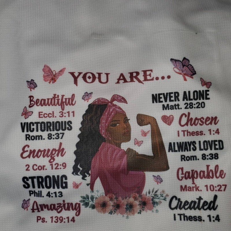 t shirts, cups, masks, etc