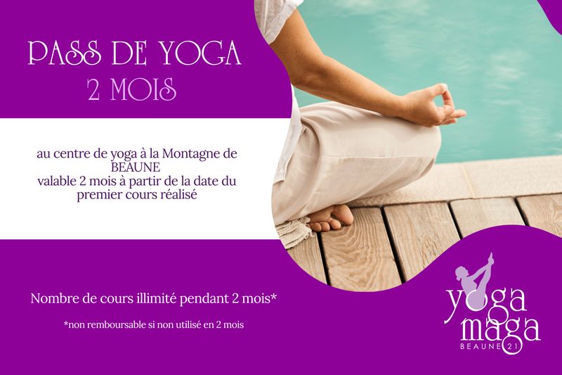 PASS YOGA de 2 mois chez Yogamaga Beaune