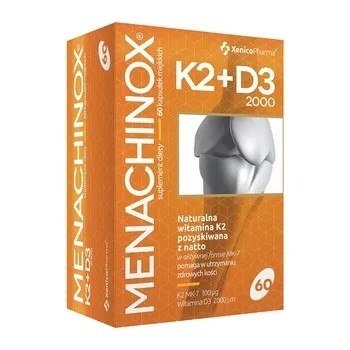 Menachinox K2 + D3 2000, мягкие капсулы, 60 шт