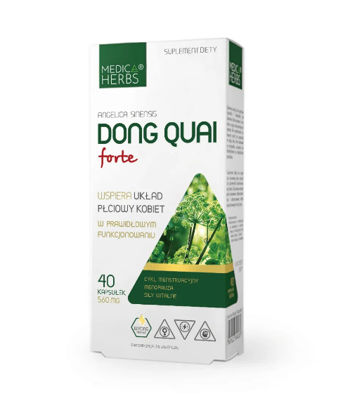 Dong Quai Forte 560 мг (дягиль китайский) 40 капсул
