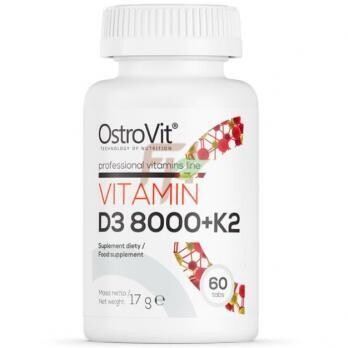 Витамин D3 8000 МЕ + K2 60 таблеток OSTROVIT