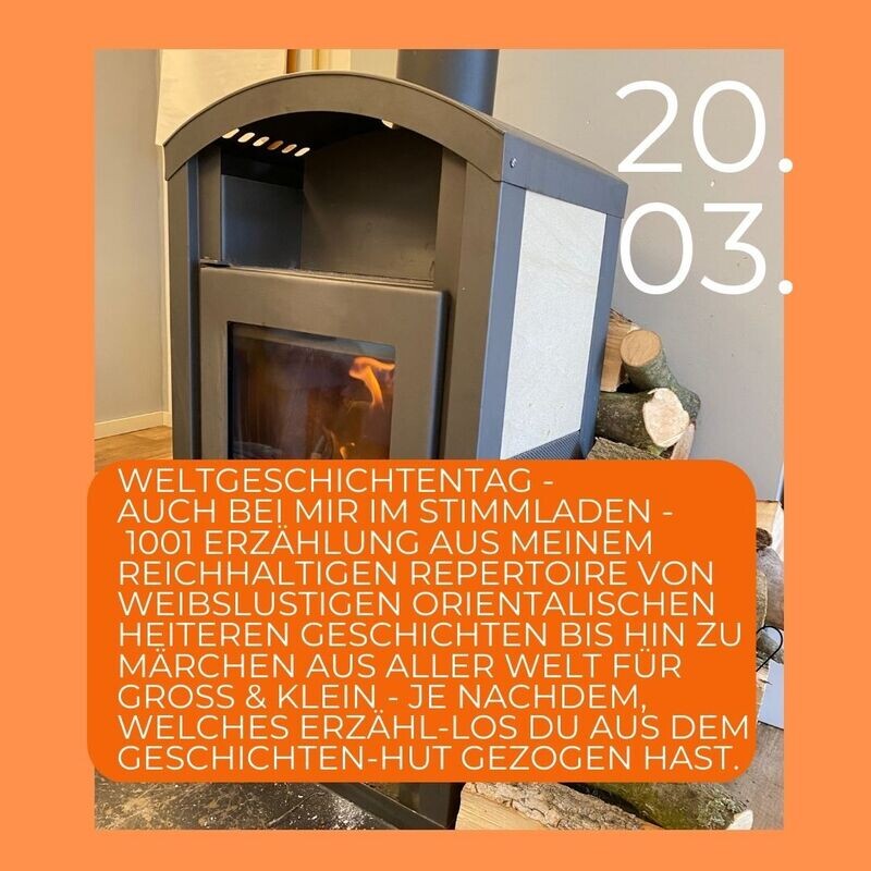18.00 Uhr - 1001 Erzählung für groß+klein am Weltgeschichtentag im Stimmladen, Judengasse 28 (Eingang Webergasse)
