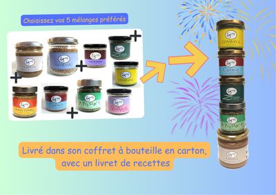 COFFRET 5 POTS AU CHOIX