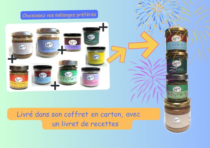 COFFRET 4 POTS AU CHOIX