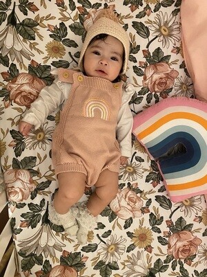 Pink Rainbow Romper