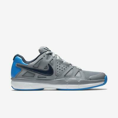 Nike Mens Air Vapor Advantage Tennis Shoes - Grey/Blue
