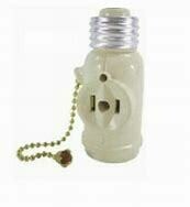 CHAIN PULL SOCKET W2 FLAT PIN OUTLET