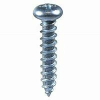GALVANIZED SCREWS PAN HEAD 6X12 100PC
