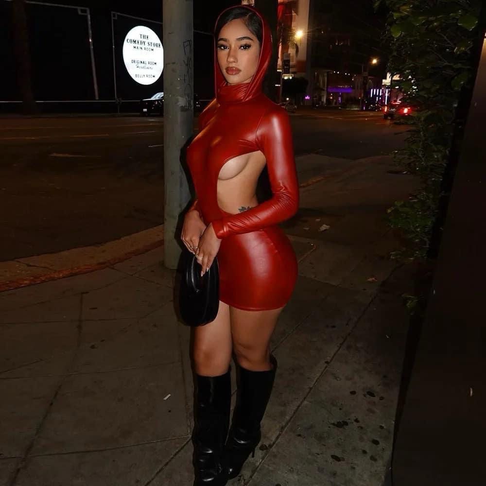 Sleek Red Dress
