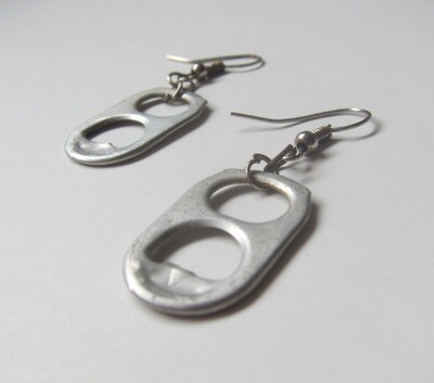 ARETES ANILLAS DE LATA