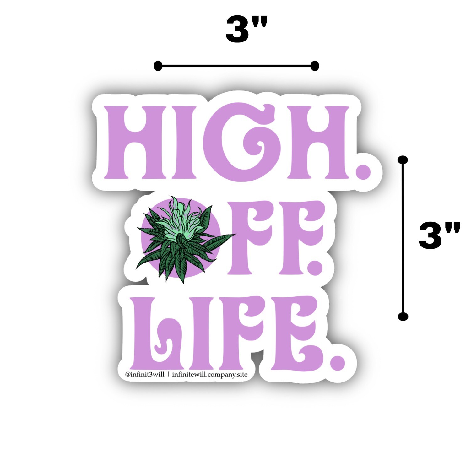 High Off Life Vinyl Sticker